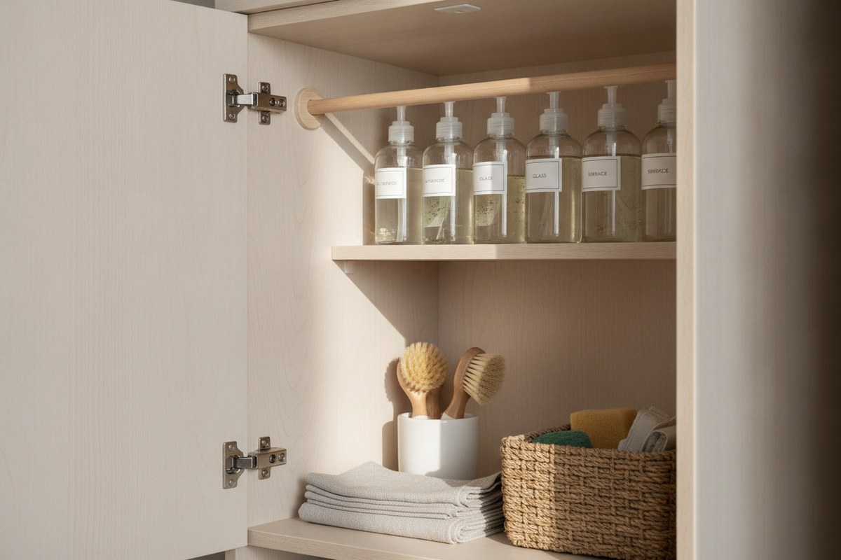 12 Small Kitchen Organization Ideas for Renters (No Drilling!)
