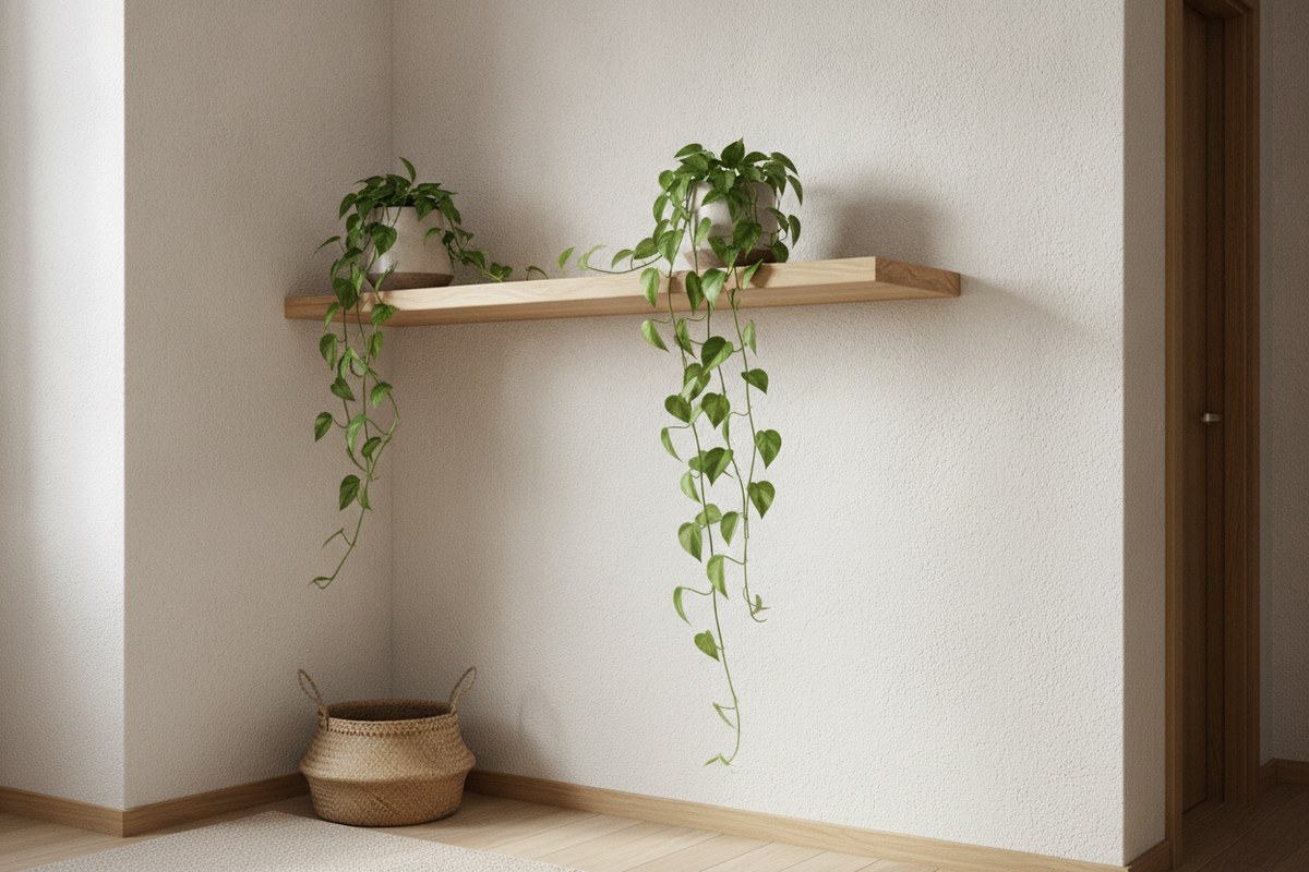 12 DIY Japandi Plant Shelf Ideas for Small Apartments