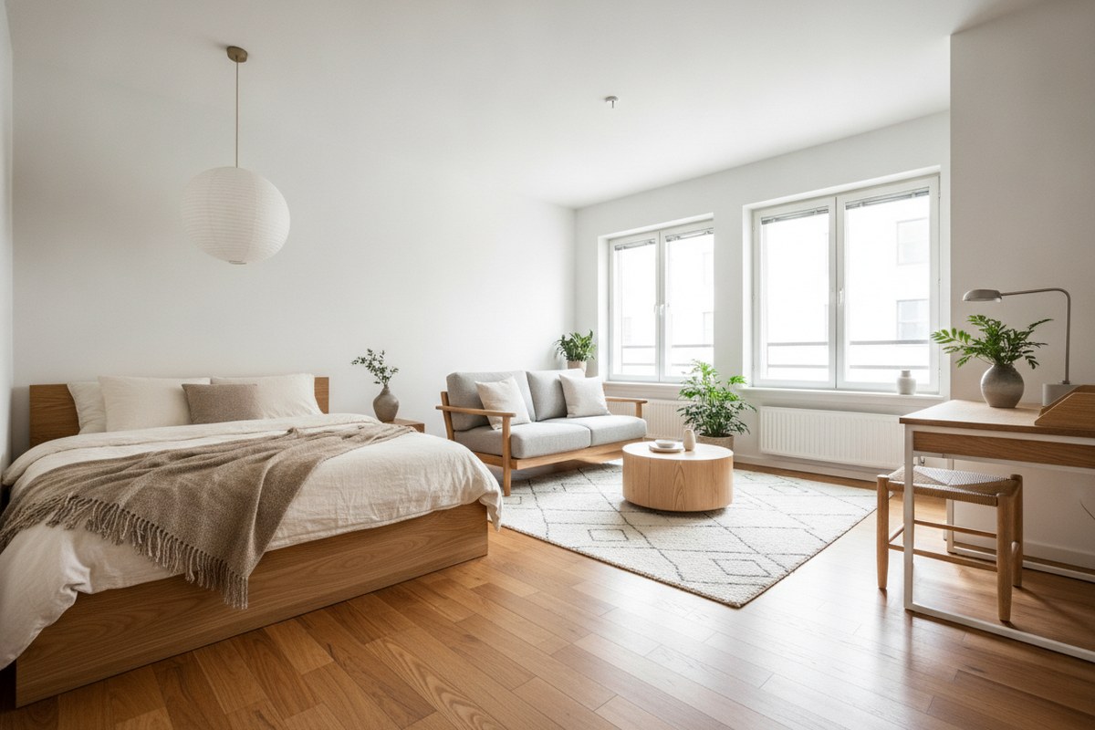 12 Smart Ways to Divide a Studio Apartment Into Zones