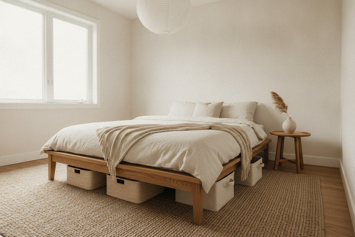 2. Use Under-Bed Storage Bins