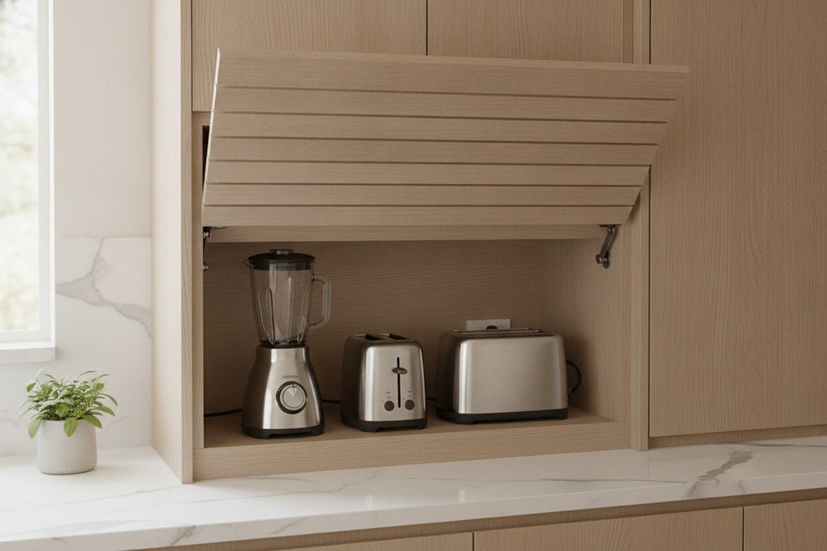 11 Tiny Kitchen Counter Space Saving Hacks (Japandi Style)
