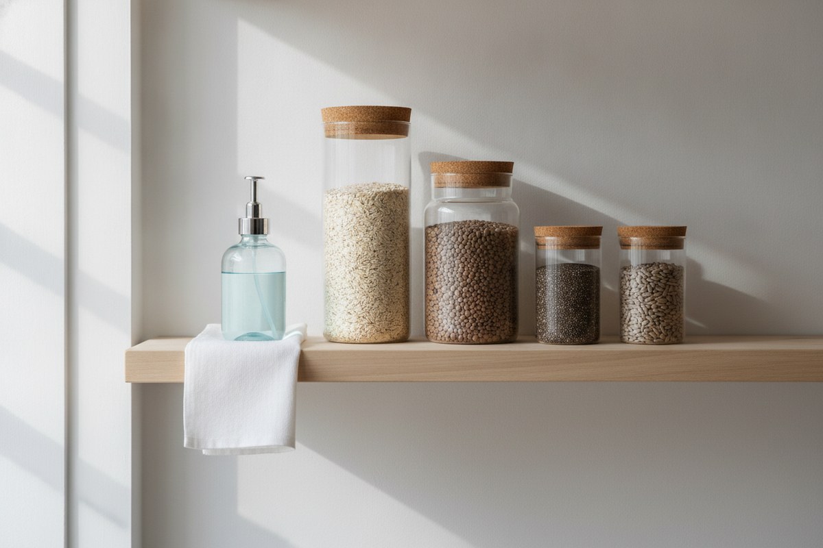 12 Pantry Organization Ideas for Small Kitchens (Japandi Style)