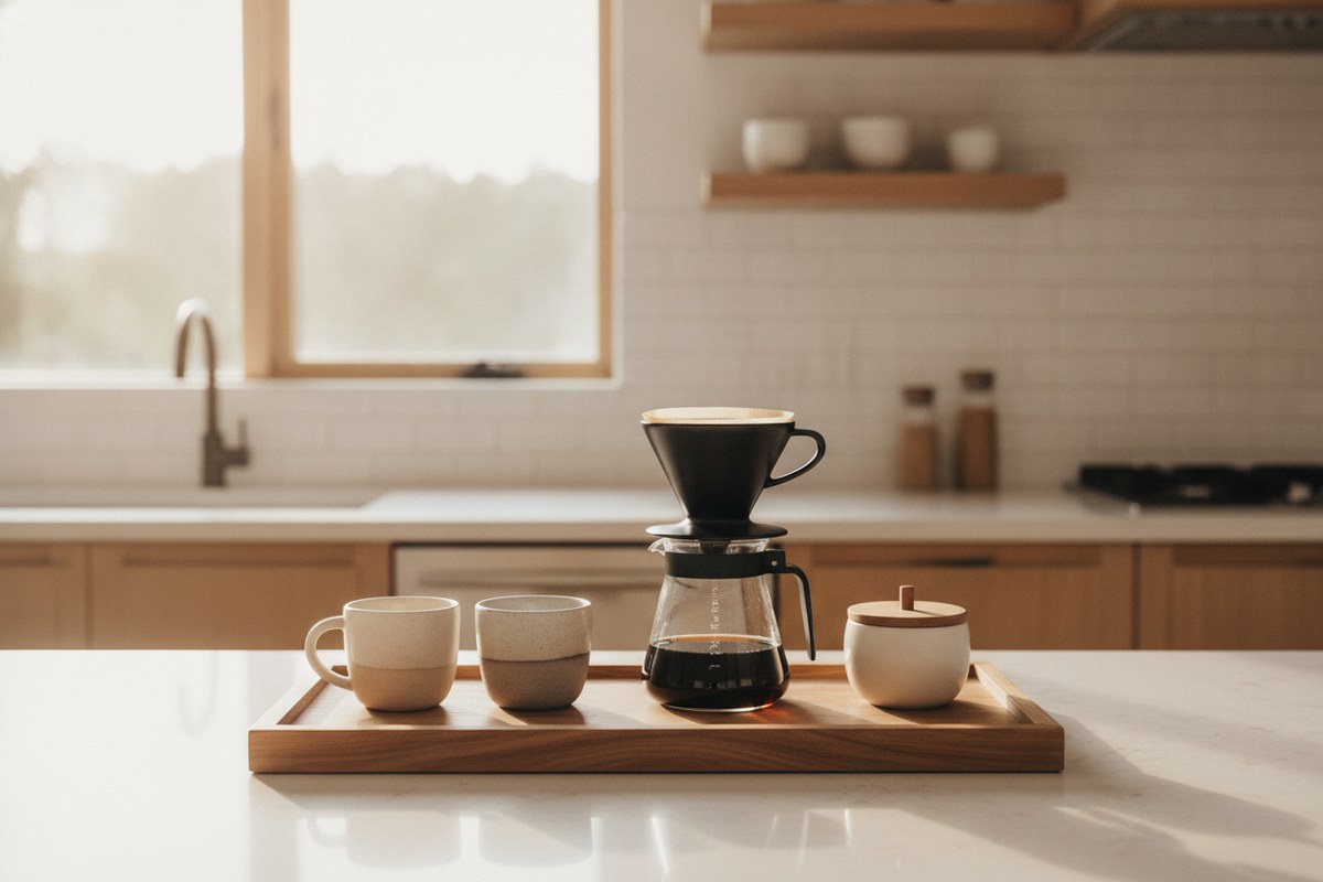 12 Small Kitchen Coffee Station Ideas That Feel Calm, Not Cluttered