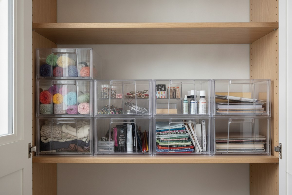 10 Genius Craft Supply Storage Ideas for Small Spaces