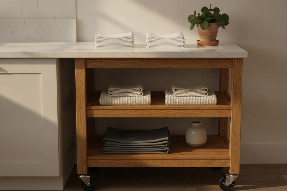 11 Tiny Kitchen Counter Space Saving Hacks (Japandi Style)
