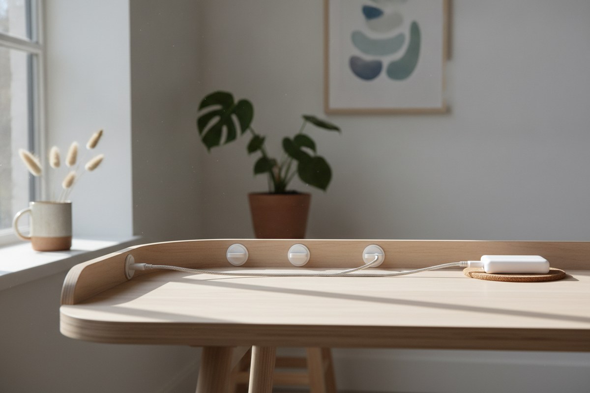 12 Cable Management Ideas for a Clean Japandi Desk Setup