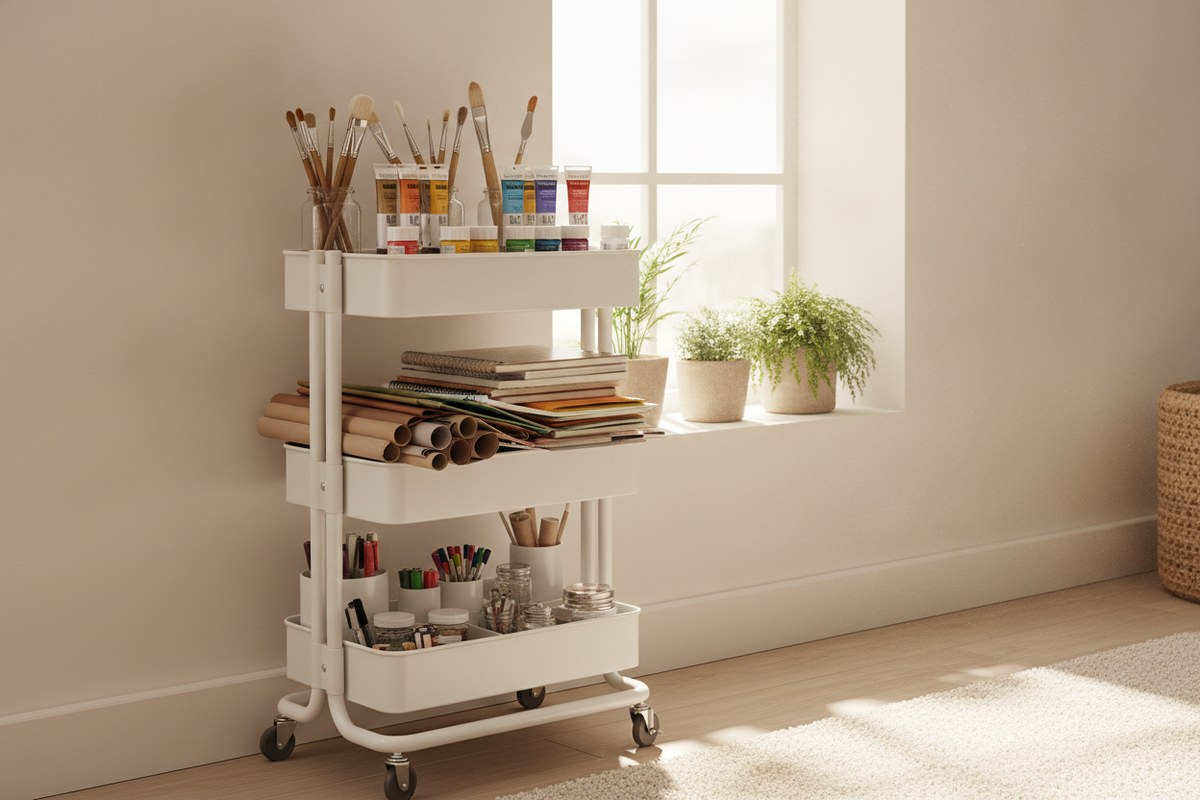 10 Genius Craft Supply Storage Ideas for Small Spaces