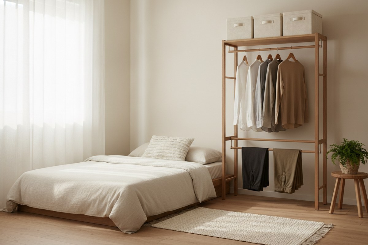 7. Hang a Second Closet Rod for Double Storage