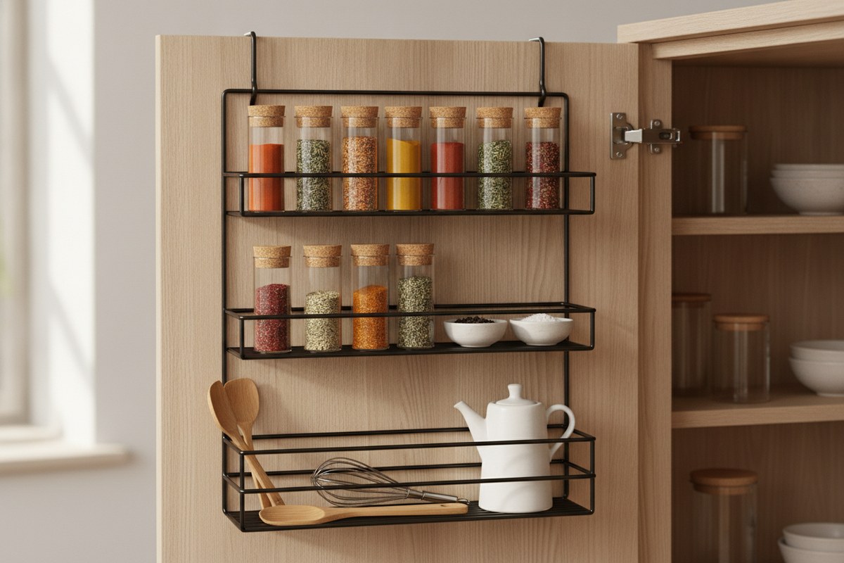 12 Small Kitchen Organization Ideas for Renters (No Drilling!)