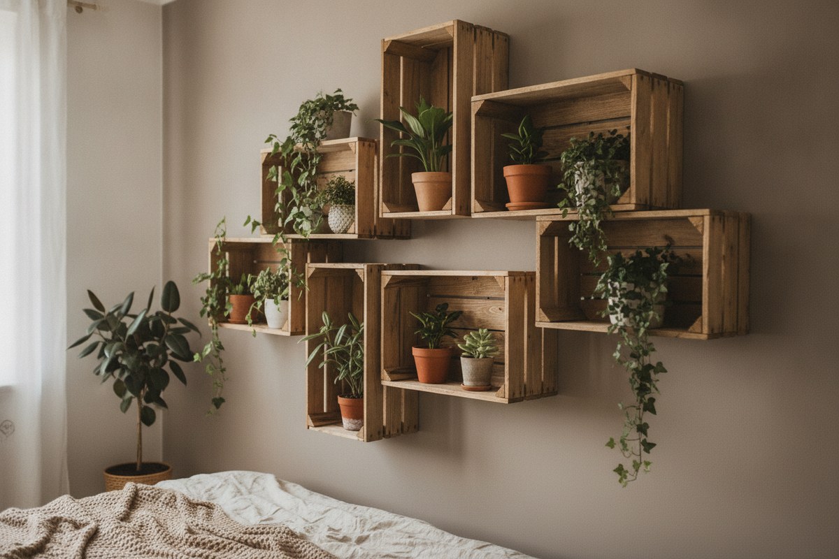 12 DIY Japandi Plant Shelf Ideas for Small Apartments