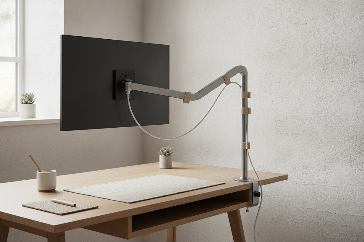 12 Cable Management Ideas for a Clean Japandi Desk Setup