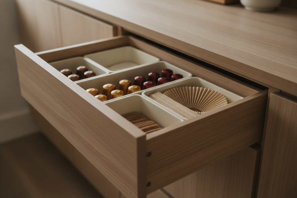 12 Small Kitchen Coffee Station Ideas That Feel Calm, Not Cluttered