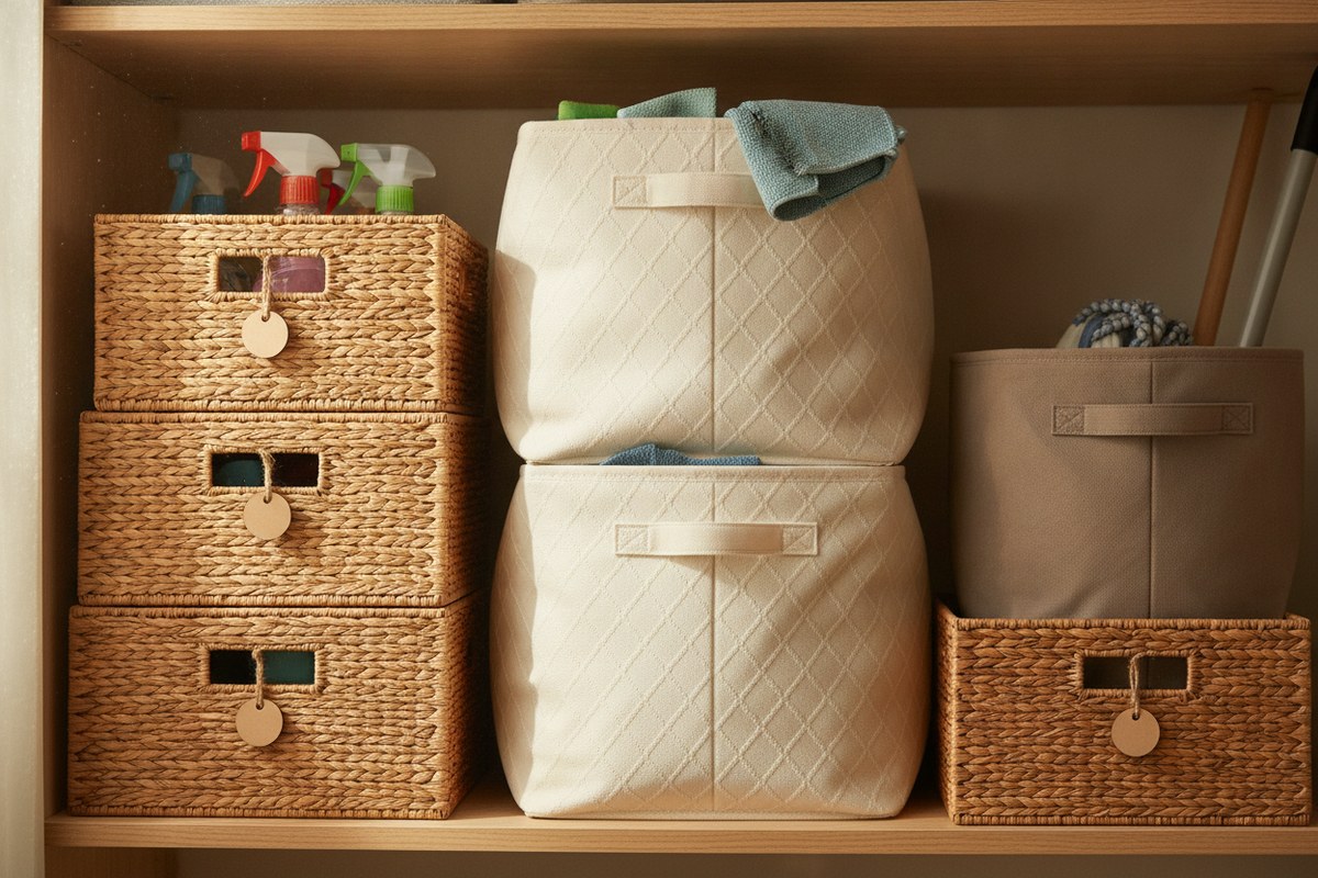 11 Small Apartment Cleaning Supplies Storage Ideas That Work
