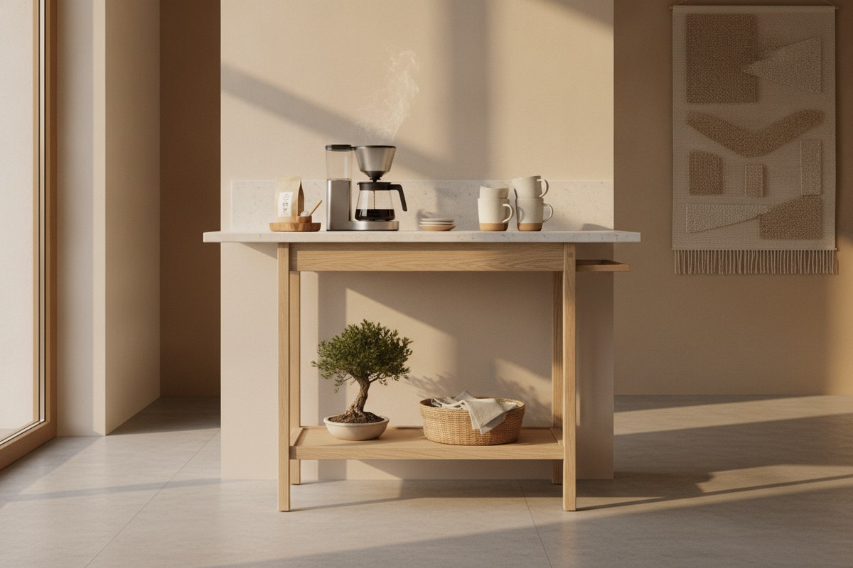12 Small Kitchen Coffee Station Ideas That Feel Calm, Not Cluttered