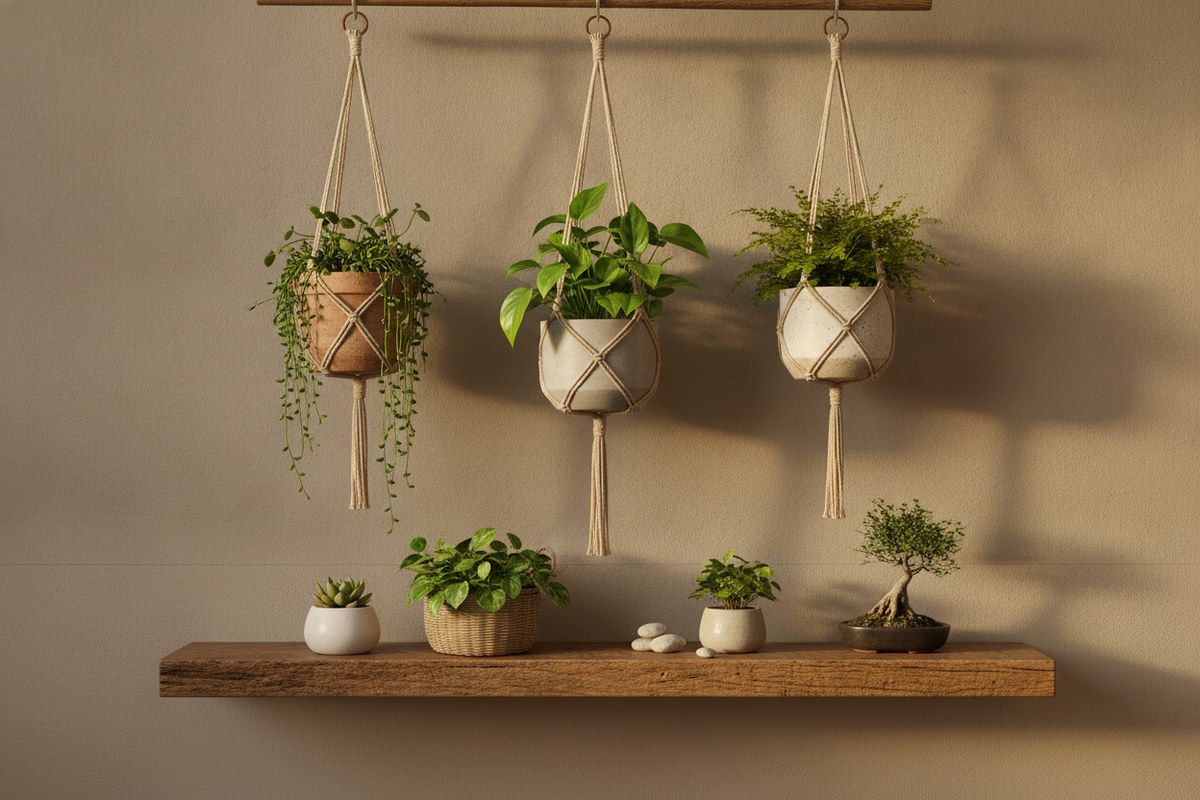 12 DIY Japandi Plant Shelf Ideas for Small Apartments