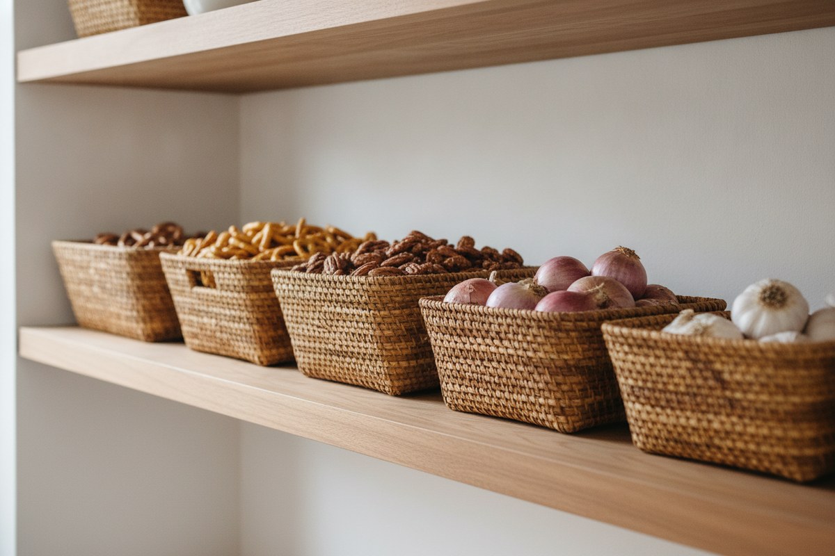 12 Pantry Organization Ideas for Small Kitchens (Japandi Style)