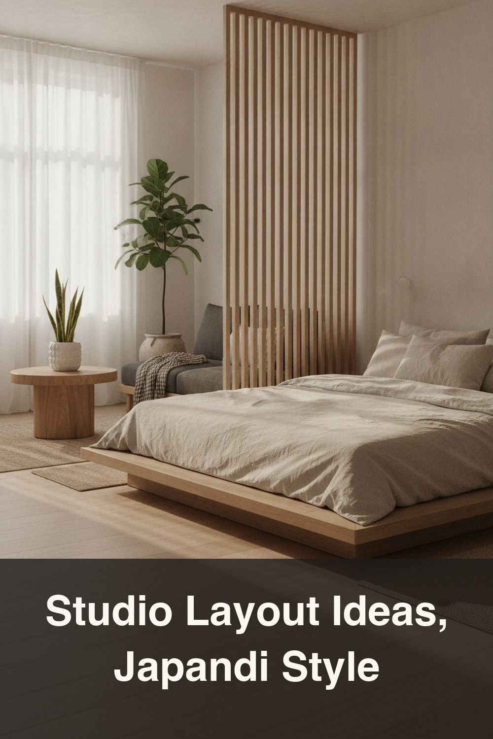12 Studio Apartment Layout Ideas | Japandi Small Space Living