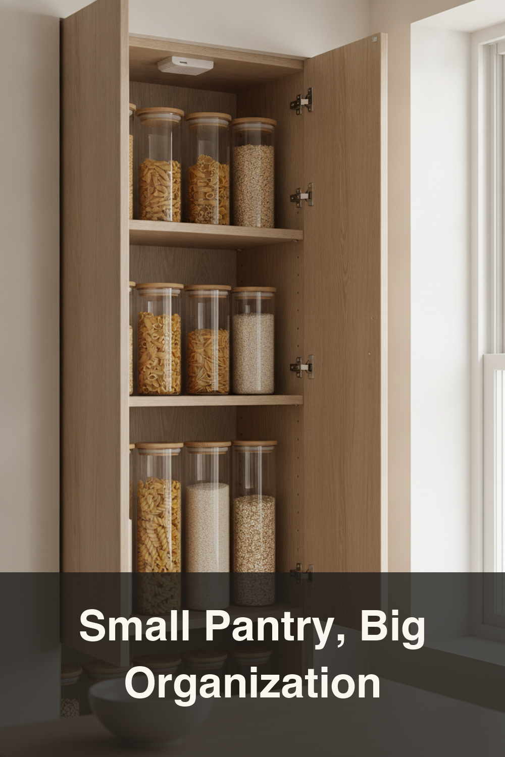 12 Small Kitchen Pantry Organization Ideas (Japandi Style)