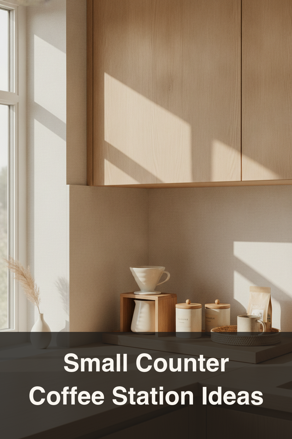 12 Small Kitchen Coffee Station Ideas for Tiny Counters (Japandi Style)