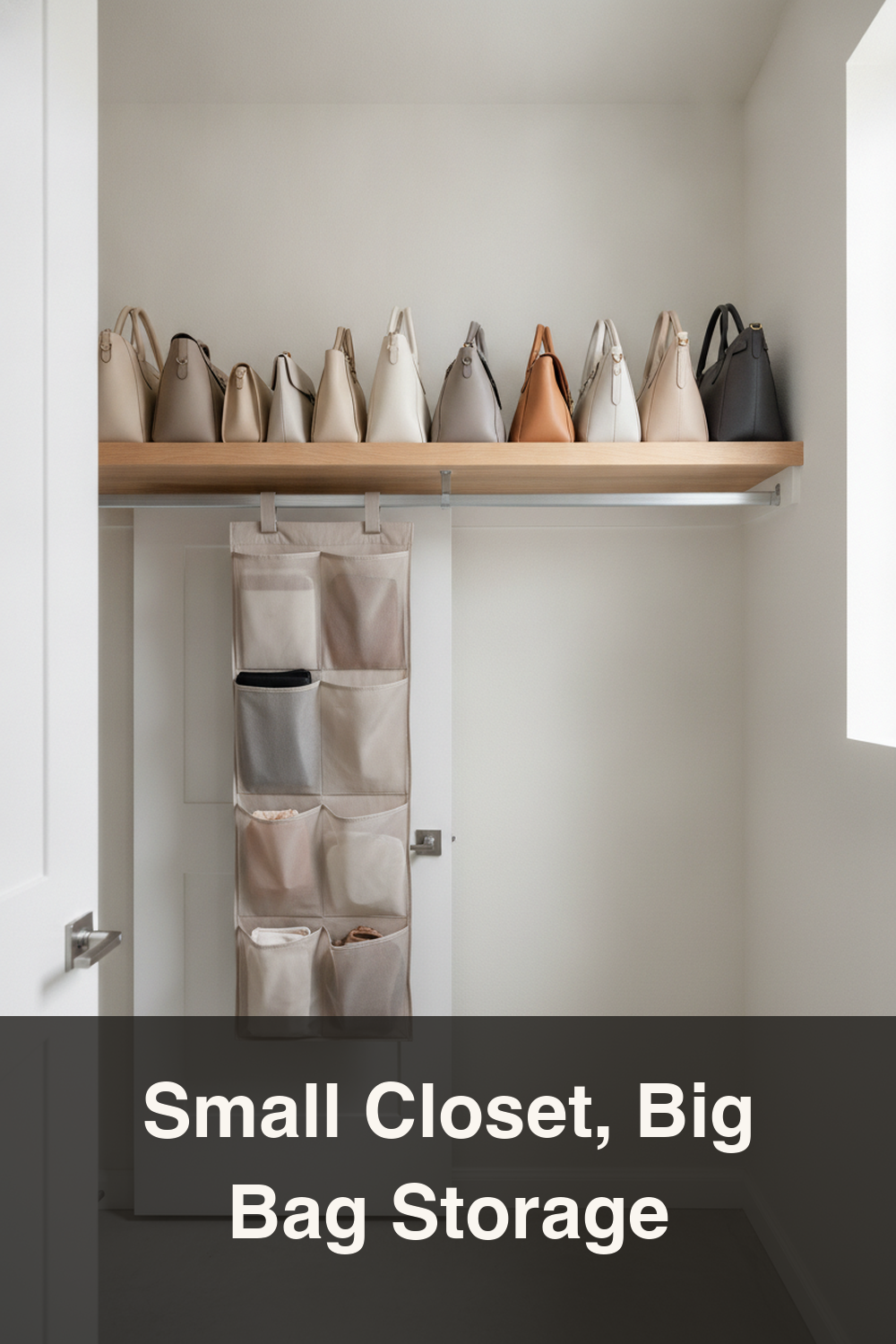 10 Bag & Purse Storage Ideas for Small Closets (Japandi Style)