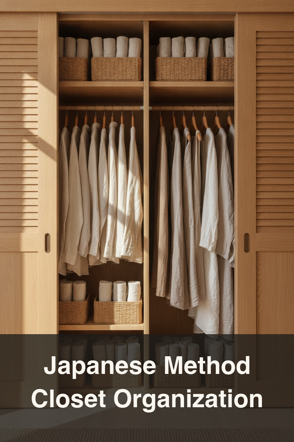 10 Small Closet Organization Ideas Using the Japanese Method