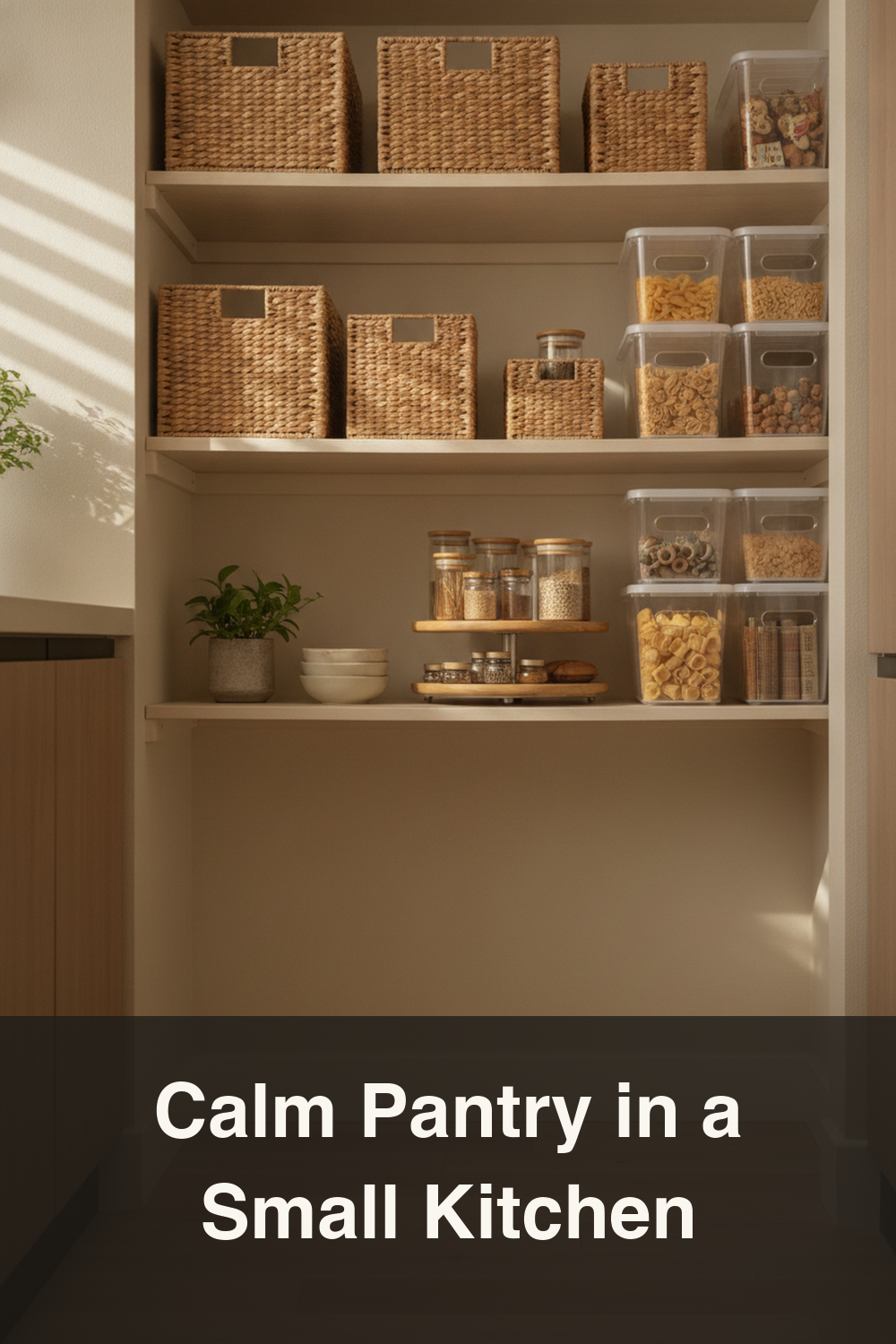 Small Kitchen Pantry Ideas: Japandi-Inspired Organization Tips