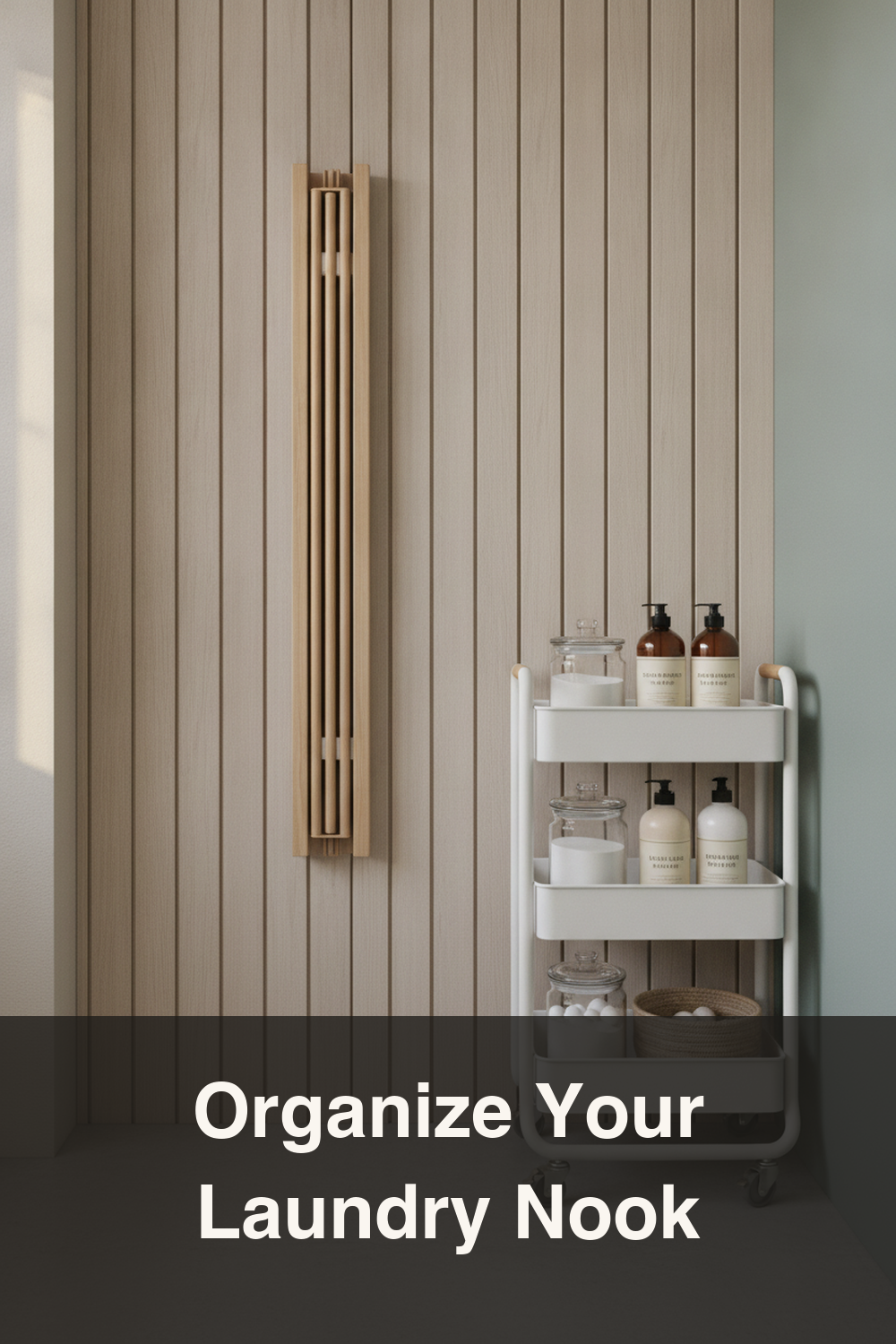 Japandi Laundry Closet Storage Ideas for Tiny Apartments