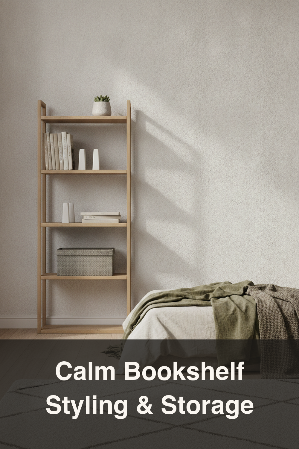 Japandi Bookshelf Styling Ideas for Tiny Apartments