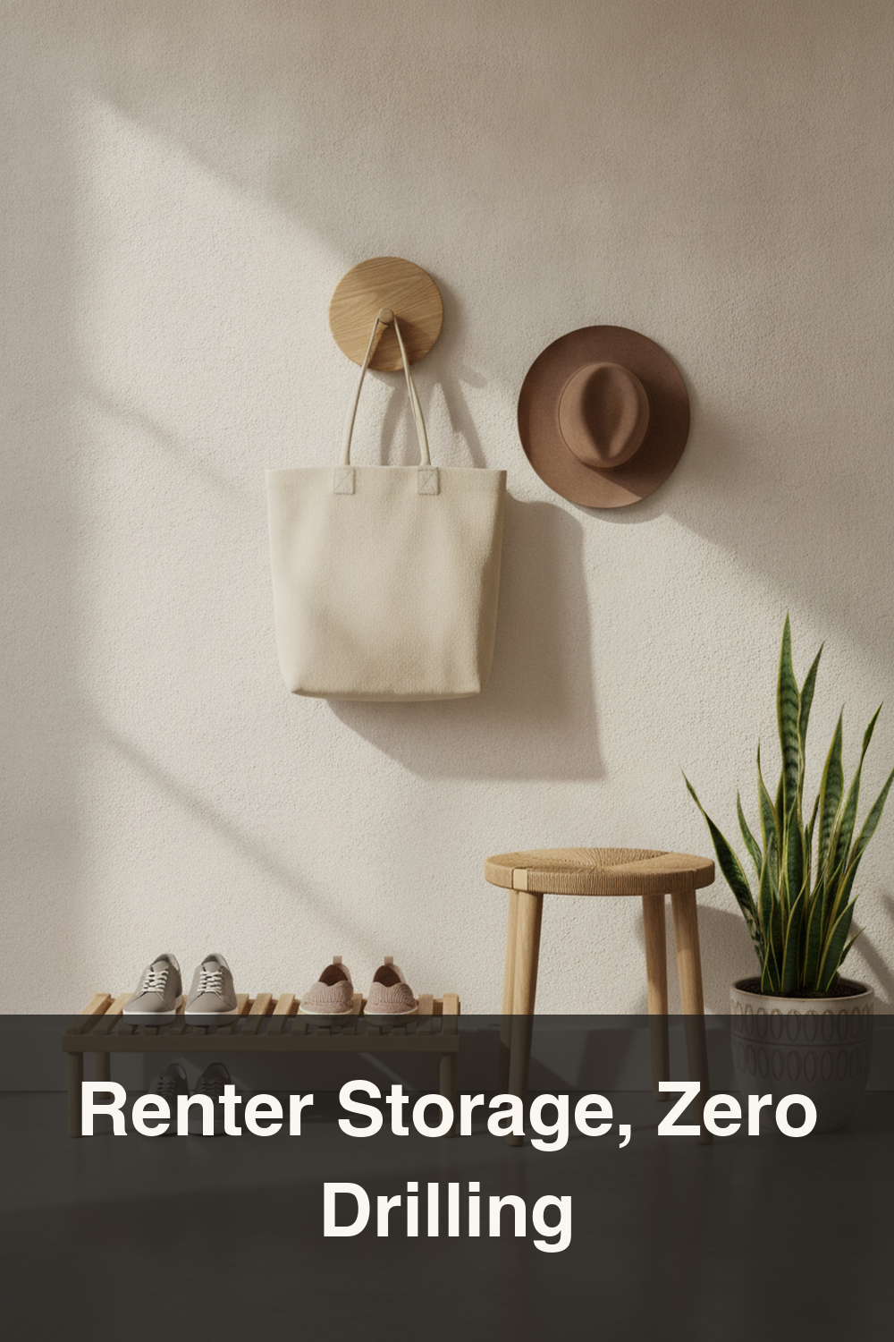 Renter-Friendly Storage Hacks: Japandi Style, No Drilling Needed