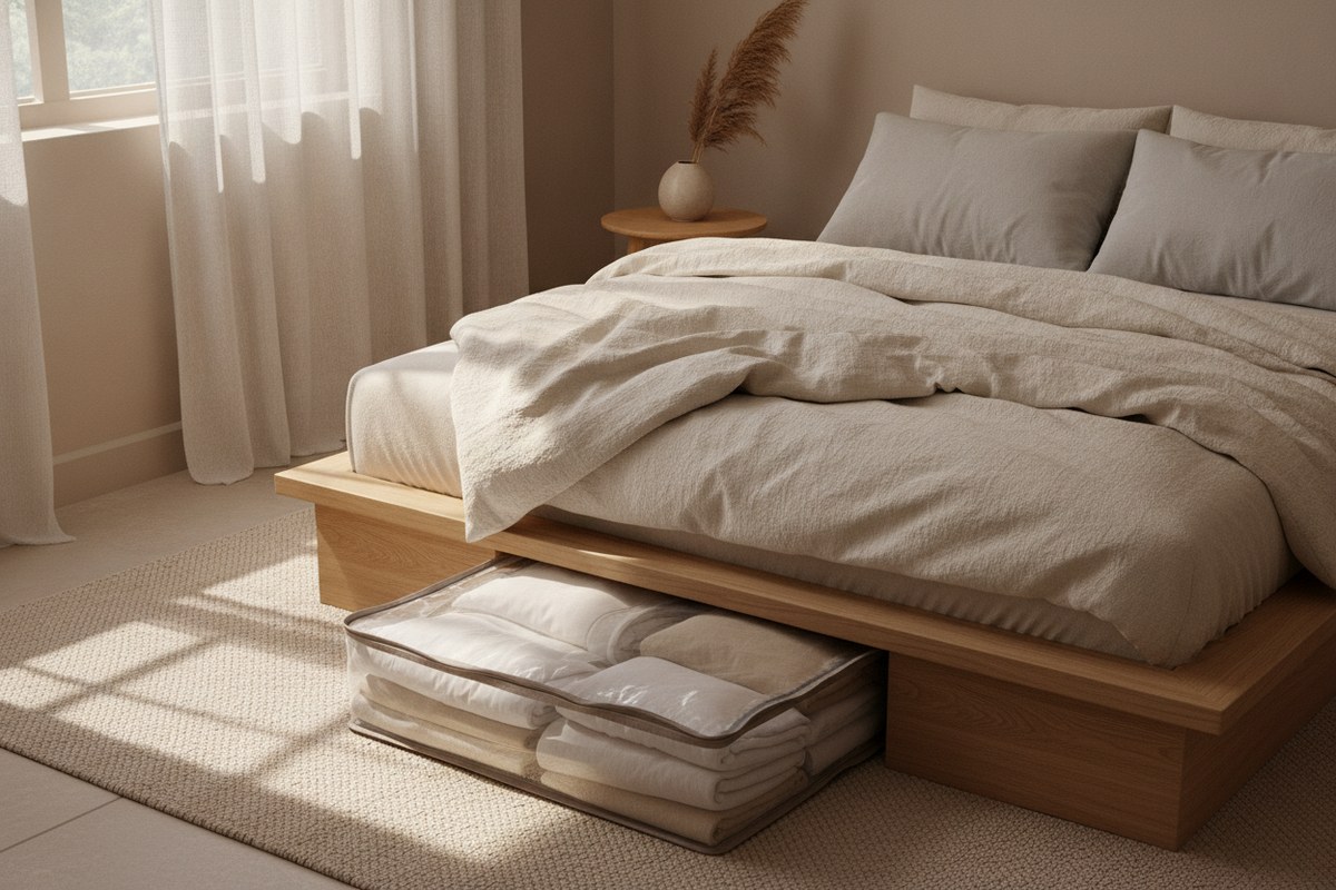 12 Small Bedroom Storage Ideas for Tiny Rooms (Japandi Style)