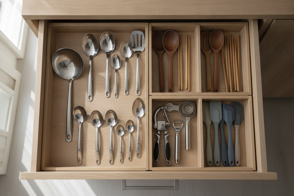 10 Small Kitchen Organization Ideas for Renters (No Drilling)