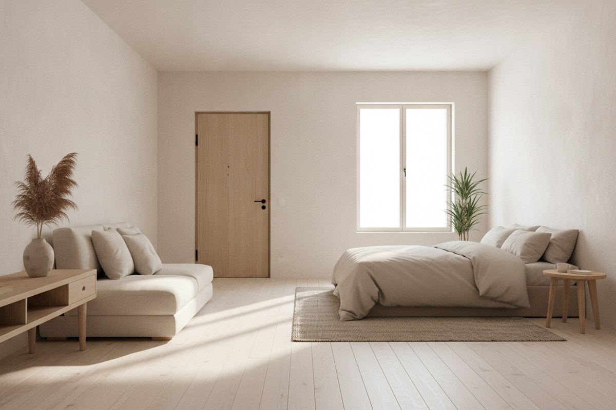 12 Studio Apartment Layout Ideas in Japandi Style