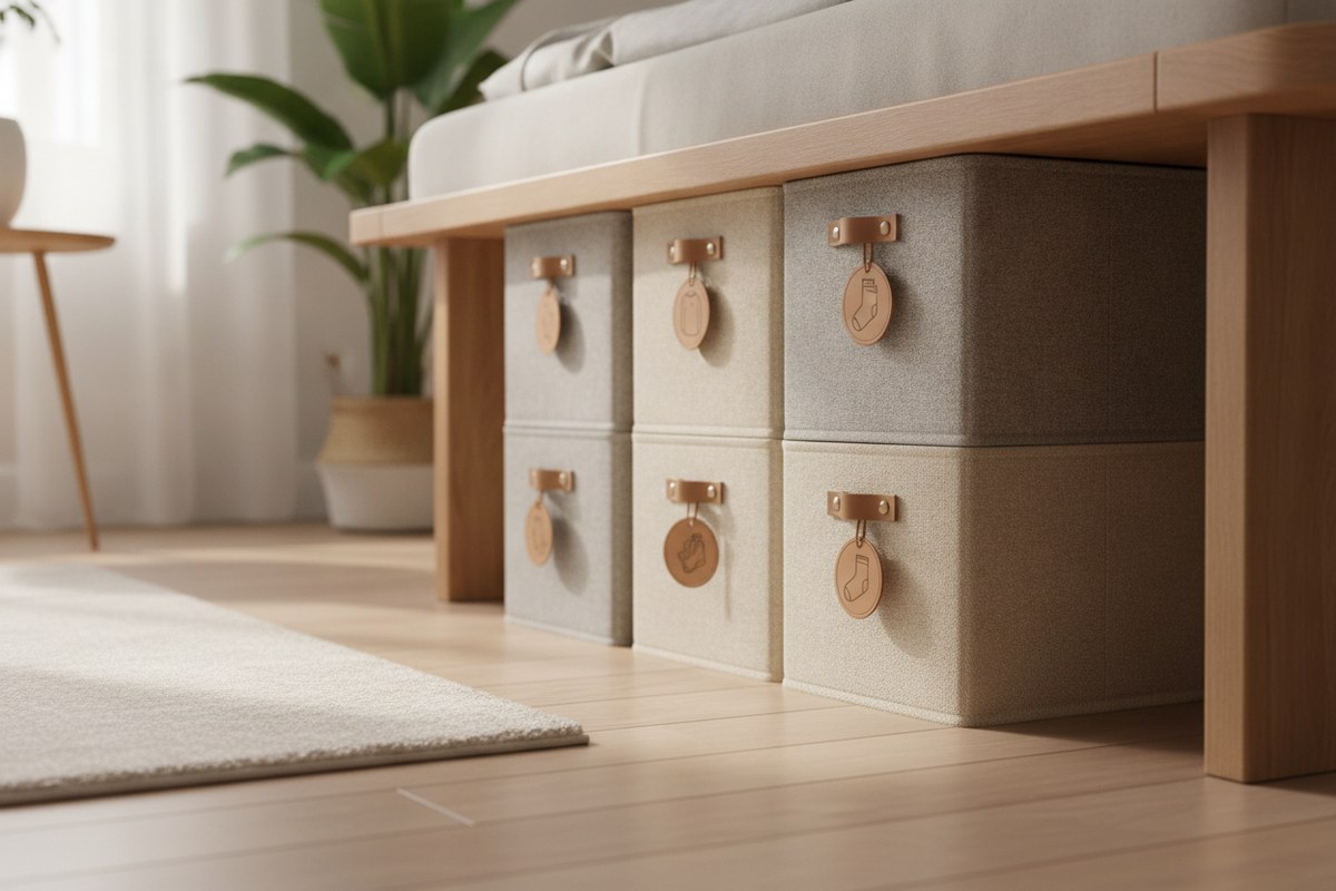 12 Under-Bed Storage Ideas That Keep Dust Out (Japandi Style)