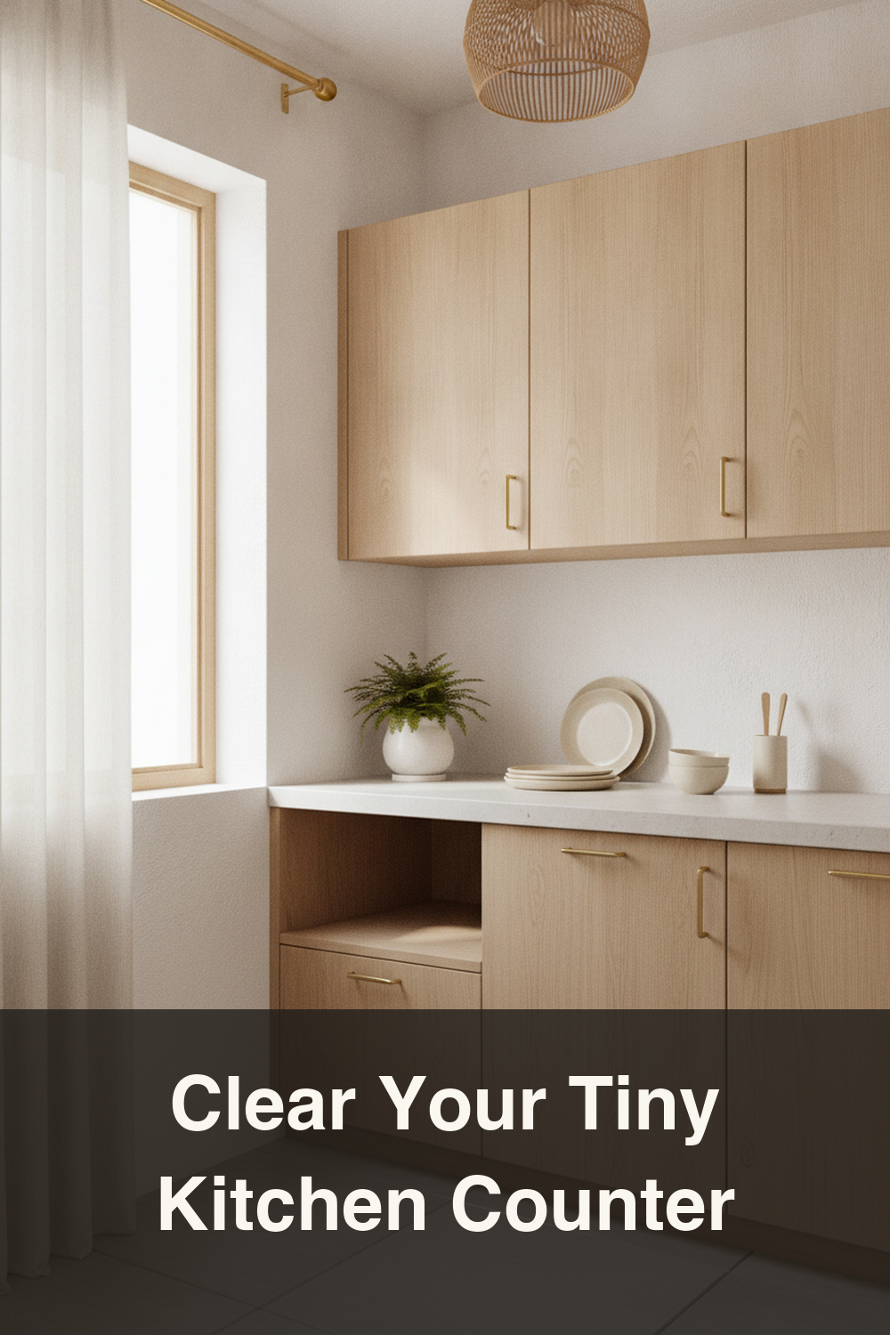 10 Tiny Kitchen Counter Space-Saving Hacks for Small Apartments