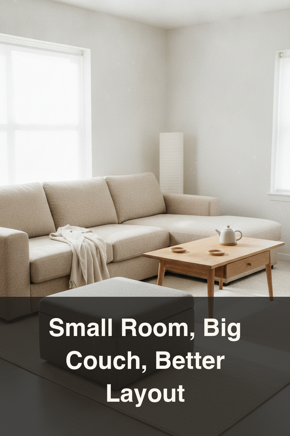 Small Living Room Layout Ideas That Actually Work With a Big Sofa
