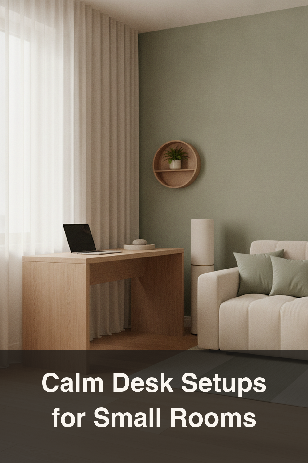 Small Space Desk Organization: Japandi Style Home Office Tips